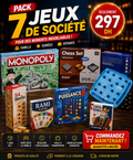 Pack 7 jeux de société