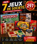Pack 7 Jeux De Société